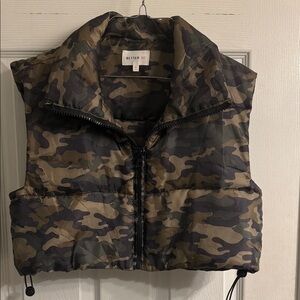 Better Be Camouflage Puffer Vest